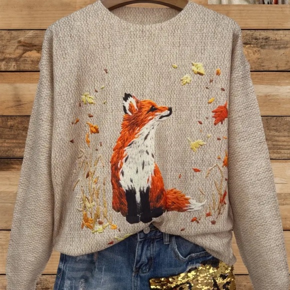 Other - Fall fox sweater